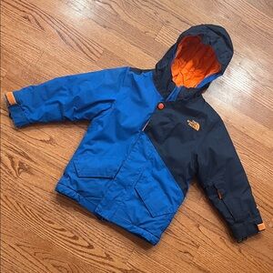 The North Face Blue HyVent Ski Jacket with hood